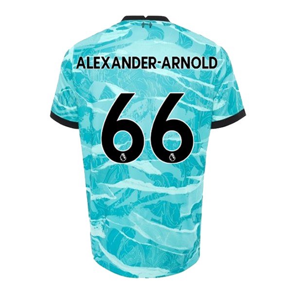 Maillot Football Liverpool NO.66 Arnold Exterieur 2020-21 Bleu